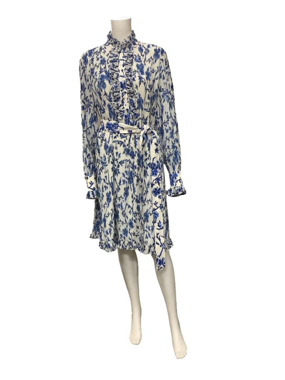 Tory Burch Floral Print Knee-Length Dress w/Tags Size: XL